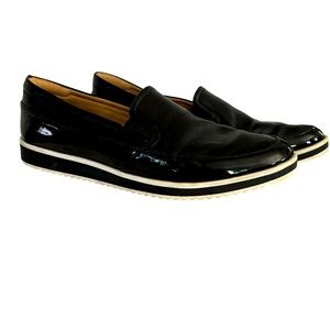 Naturalized Women’s Shoes Black Rome Loafers Size 9 Gently Worn Slip On Smooth